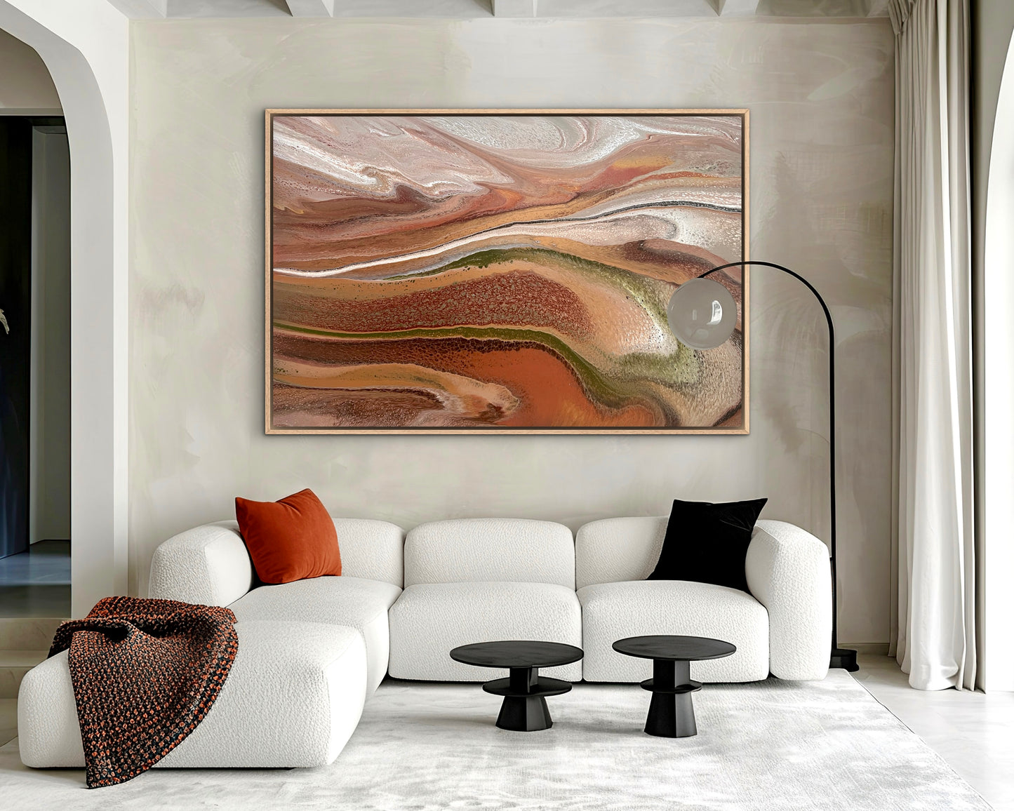 Mineral Trace | 152x101.5cm Extra Large Original Abstract Painting