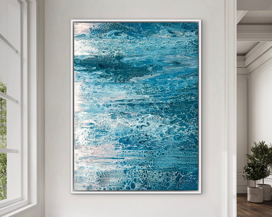 Shoreline Drift | 122x91.5cm Original Artwork by Angela Roskell