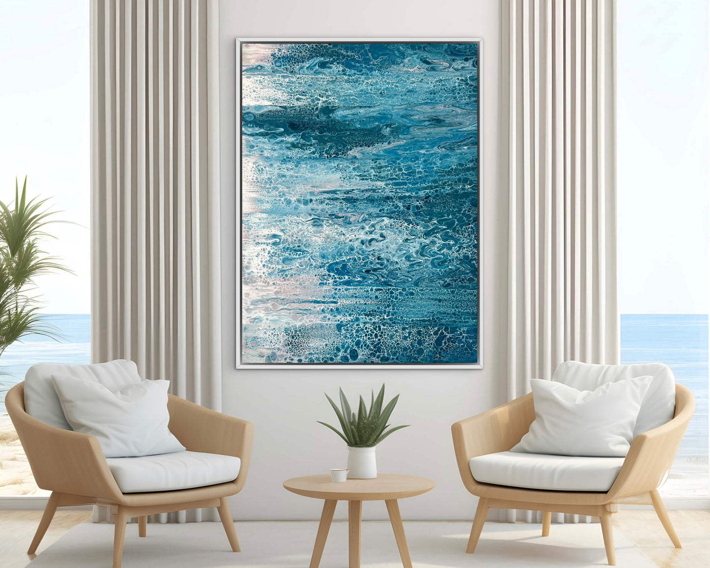 Shoreline Drift | 122x91.5cm Original Artwork by Angela Roskell
