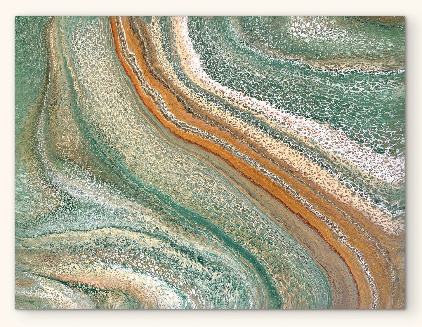 Nature's Pass | Large Original Abstract Acrylic Painting 122x91.5cm by Angela Roskell