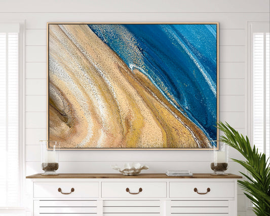 Shifting Dunes | Large Original Abstract 122x91.5cm by Aussie Artist Angela Roskell