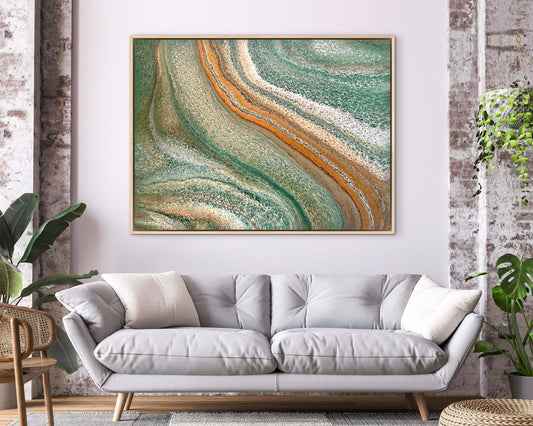 Nature's Pass | Large Original Abstract Acrylic Painting 122x91.5cm by Angela Roskell