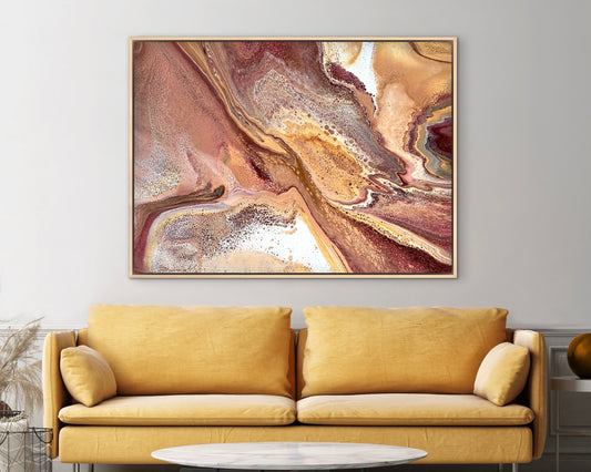 Autumn Twist | 122x91.5cm Original Abstract Painting
