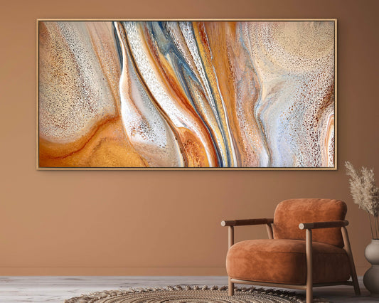 Mineral Expanse | 183x91.5cm Original Abstract Painting