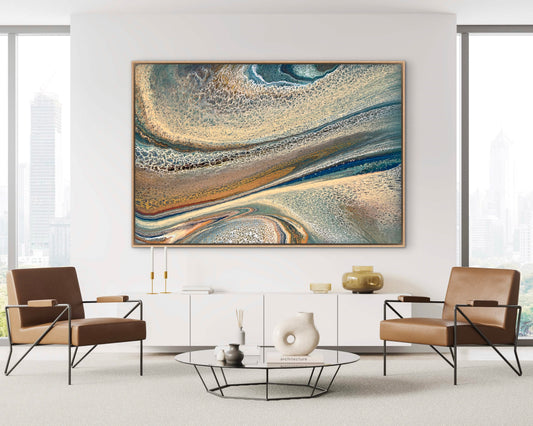 Sculpted Earth | 152x101.5cm Original Abstract Painting